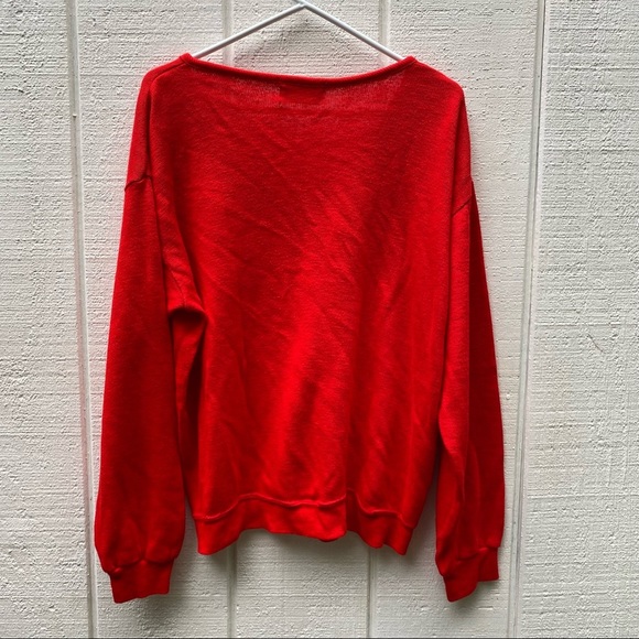 Vintage Football red sweater - Picture 6 of 6